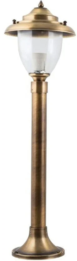 Rustikale Lampen|Messinglampen*Lido Gartenlampe GREVENA Messing H:65cm Maritim elegant