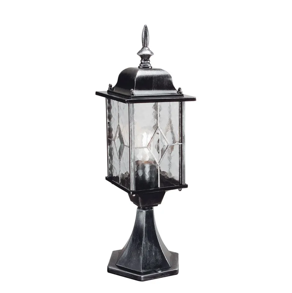 Vintage Lampen|Wegeleuchten*Elstead Gartenlampe Stehend Rustikales Design Kirchenglas