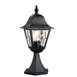 Außenleuchten Antik|Vintage Lampen*Elstead Gartenlampe Stehend Schwarz H:44cm Rustikal Außen