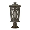 Elstead Gartenleuchte Braun Aluminium Regenglas Weg außen< Außenleuchten Antik|Gartenlaternen