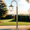Lido Gartenleuchte Messing 62cm hoch rostfrei SANTORIN< Metall Lampen|Messinglampen