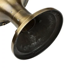 Lido Gartenleuchte Messing 28cm hoch rostfrei SANTORIN< Rustikale Lampen|Messinglampen