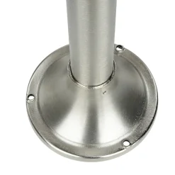 Rustikale Lampen|Metall Lampen*Lido Gartenleuchte Messing H:62cm in Nickel Weg Terrasse