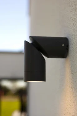 Metall Lampen|Außenleuchten Anthrazit*Eco-Light Gartenstrahler Anthrazit Aluminium GU10 IP54 beweglich