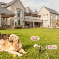 Lido Gartenstrahler mit Erdspieß Messing massiv GU10 IP64< Moderne Lampen|Metall Lampen