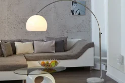 Retro Lampen|Designerlampen*Invicta Interior Gebogene Standlampe Retro 175cm