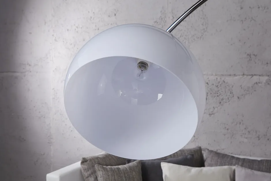 Retro Lampen|Designerlampen*Invicta Interior Gebogene Standlampe Retro 175cm