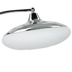 Glaslampen|Designerlampen*Invicta Interior Gebogene Tischleuchte Bauhaus rund 45cm