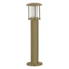 Andromeda Gehwegbeleuchtung Echt-Messing Glas 50 cm IP53 E14 rund< Gartenlaternen|Messinglampen