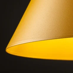 TK Lighting Gelbe Hängelampe Metall E27 Ø 25 cm H: max. 160 cm verstellbar< Hängelampen|Esszimmer Lampen