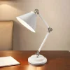 Bürolampen|Industrie Lampen*Elstead Gelenk Schreibtischlampe Industrie Design Weiß