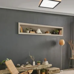 Wohnzimmerlampen|Glaslampen*Lamkur Gemütliche Deckenlampe Pinie Glas B:38,5 cm 4-flammig