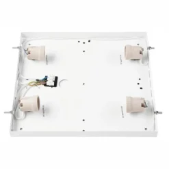 Wohnzimmerlampen|Glaslampen*Lamkur Gemütliche Deckenlampe Pinie Glas B:38,5 cm 4-flammig