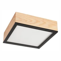 Lamkur Gemütliche Deckenlampe Pinie Glas B:31 cm E27 2-flammig< Wohnzimmerlampen|Glaslampen