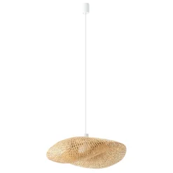 Hängelampen|Bürolampen*Nowodvorski Gemütliche Hängelampe Bambus Holz E27 L:60 cm groß