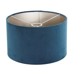 Steinhauer Gemütliche Hängelampe Schwarz Blau Metall Stoff 140 cm< Hängelampen|Bürolampen