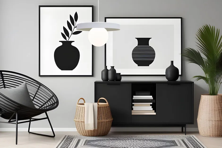 Belis Gemütliche Pendelleuchte Glas Metall Weiß E27 Ø30 cm< Hängelampen|Bürolampen