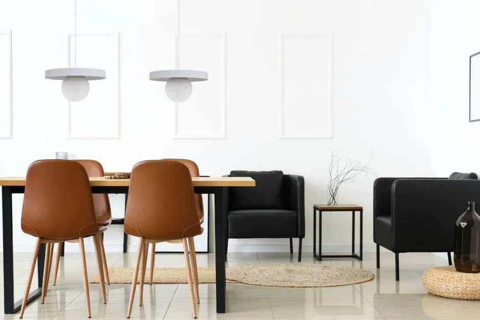 Belis Gemütliche Pendelleuchte Glas Metall Weiß E27 Ø30 cm< Hängelampen|Bürolampen