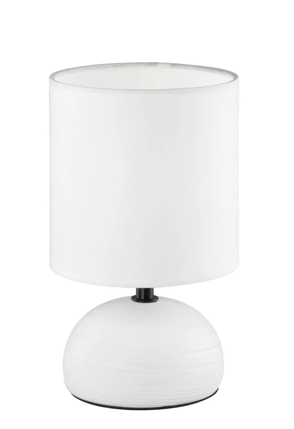 Trio Reality Gemütliche Tischlampe Stoff Keramik E14 23 cm blendarm< Wohnzimmerlampen|Stofflampen