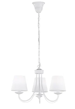 Trio Reality Gemütlicher Kronleuchter Stoff Metall Stoff E14 3-flmg< Hängelampen|Bürolampen