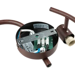 Easylight Geometrischer Spot Metall Retro in Rostbraun MIA< Retro Lampen|Küchenlampen