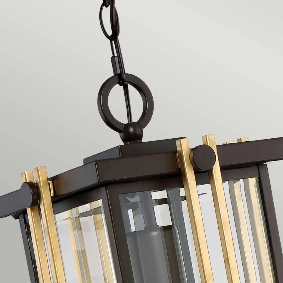 Moderne Lampen|Rustikale Lampen*Elstead Glanzvolle Pendellampe GORDON außen Modern Design