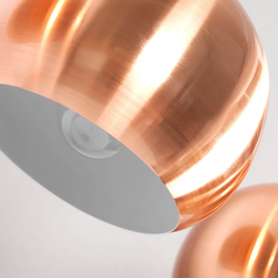 Hängelampen|Esszimmer Lampen*Invicta Interior Glänzende Hängeleuchte Retro lang E27 Kupfer Optik