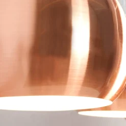 Hängelampen|Esszimmer Lampen*Invicta Interior Glänzende Hängeleuchte Retro lang E27 Kupfer Optik