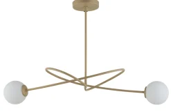 Sigma Goldene Deckenleuchte Modern Metall Glas G9 blendarm< Deckenleuchten|Kugellampen