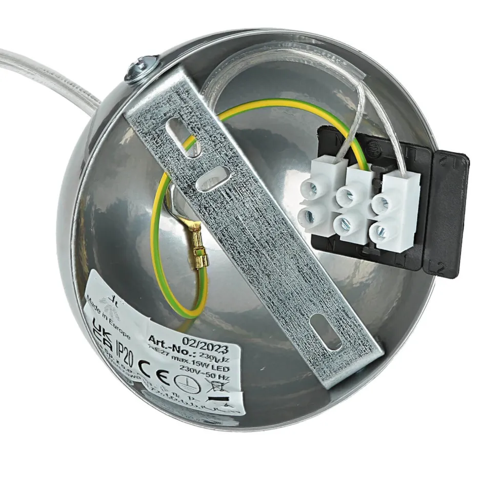 Hängelampen|Esszimmer Lampen*Duolla Graue Hängelampe Stoff Spitze SELMA Schlafzimmer