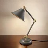 Elstead Graue Schreibtischlampe Büro Gelenke E27 IAOLIA< Schreibtischlampen|Bürolampen