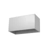 Wandleuchten|Flurlampen*Sollux Graue Wandlampe Aluminium eckig Modern vielseitig