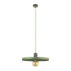 TK Lighting Grüne Hängelampe E27 Ø40 cm rund Vintage Metall< Hängelampen|Bürolampen