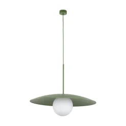 TK Lighting Grüne Hängelampe Glaskugel blendarm E27 Ø65 cm wohnlich< Hängelampen|Bürolampen
