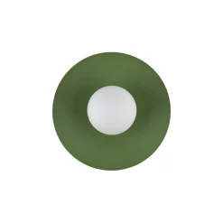 TK Lighting Grüne Wandlampe Glaskugel blendarm G9 B:28 cm wohnlich< Wandleuchten|Flurlampen