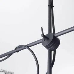 Deckenleuchten|Flurlampen*Nowodvorski Große Deckenlampe Schwarz Gold VIPER flexibel 170cm