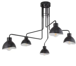 Sigma Große Deckenleuchte Mehrflammig Schwarz Weiß L:104 cm< Deckenleuchten|Moderne Lampen