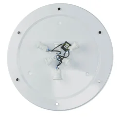 Moderne Lampen|Wohnzimmerlampen*TK Lighting Große Deckenleuchte Stoff Leinen Ø 78 cm rund Grau-Beige