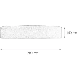 Moderne Lampen|Wohnzimmerlampen*TK Lighting Große Deckenleuchte Stoff Leinen Ø 78 cm rund Grau-Beige