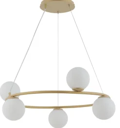 Kugellampen|Moderne Lampen*Sigma Große Hängelampe Modern Metall Glas G9 bis 0,7 m