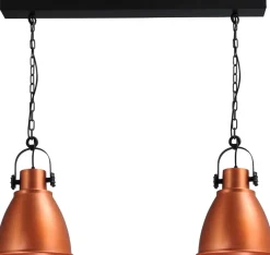 Masterlight Große Hängelampe verstellbar in Kupfer Industrie< Hängelampen|Industrie Lampen