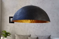 Invicta Interior große Hängeleuchte rund Ø70cm Modern Design schwarz< Hängelampen|Esszimmer Lampen