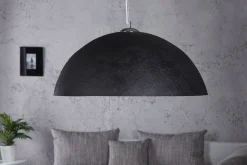 Invicta Interior große Hängeleuchte rund Ø70cm Modern Design schwarz< Hängelampen|Esszimmer Lampen