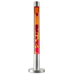 Glaslampen|Retro Lampen*Easylight Große Lavalampe ALAN 76cm Rot Orange Retro Design