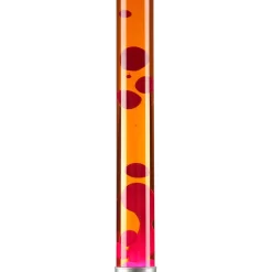 Glaslampen|Retro Lampen*Easylight Große Lavalampe ALAN 76cm Rot Orange Retro Design