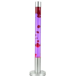 Easylight Große Lavalampe ALAN H:76cm Rot Wachs Lila Retro< Retro Lampen|Lavalampen