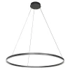 Hängelampen|Led Lampen*Steinhauer Große LED Pendelleuchte Schwarz Ø100 cm 80 W 2700 K