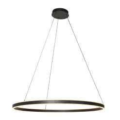 Hängelampen|Led Lampen*Steinhauer Große LED Pendelleuchte Schwarz Ø100 cm 80 W 2700 K