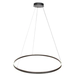 Hängelampen|Led Lampen*Steinhauer Große LED Pendelleuchte Schwarz Ø100 cm 80 W 2700 K