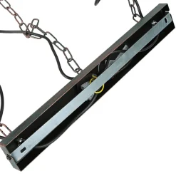 Hängelampen|Esszimmer Lampen*Luminex Große Pendelleuchte 3-flmg mit Holz Vintage HAKON